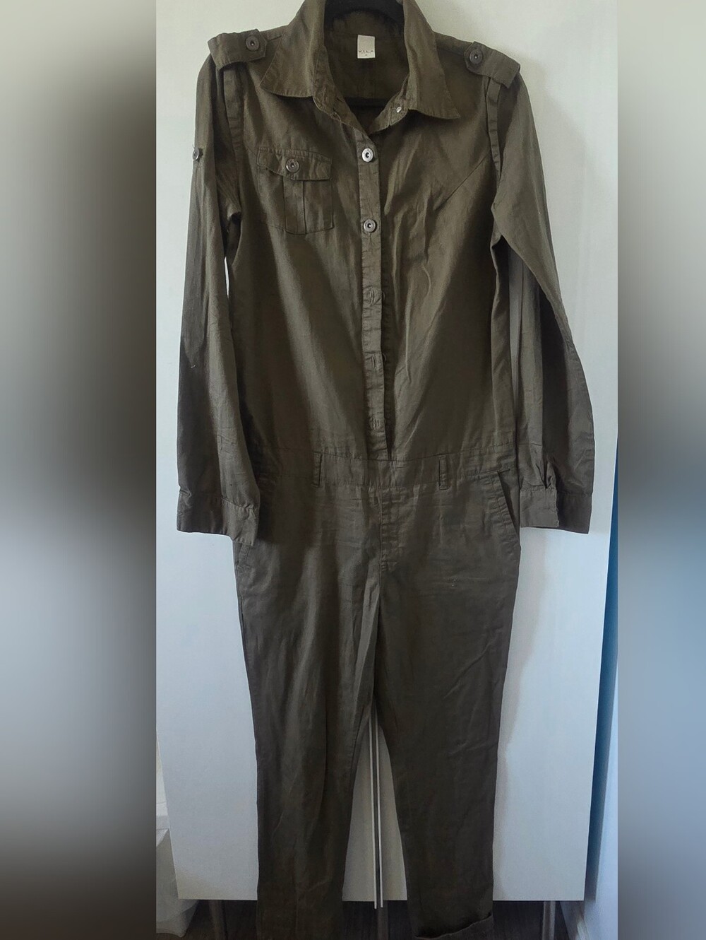 ASOS Utility Jumpsuit in Olive Green - Women M